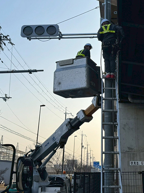 信号機工事